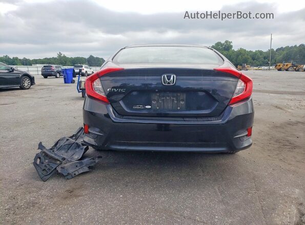 2HGFC2F50JH554508 2018 HONDA CIVIC Black Widok z tyłu