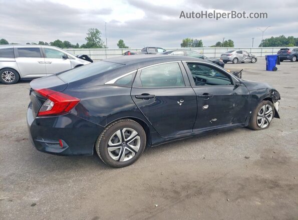 2HGFC2F50JH554508 2018 HONDA CIVIC Black Tył prawy