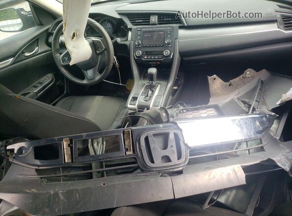 2HGFC2F50JH554508 2018 HONDA CIVIC Black Widok deski rozdzielczej