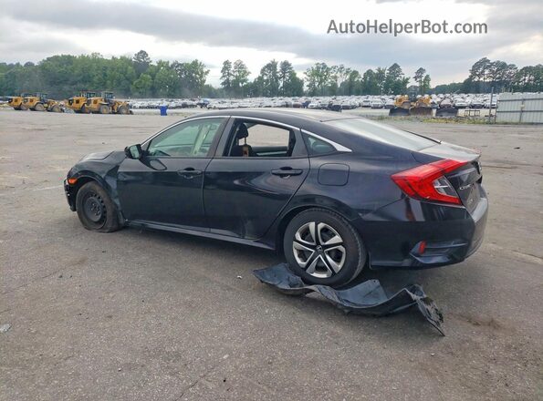 2HGFC2F50JH554508 2018 HONDA CIVIC Black Tył lewy