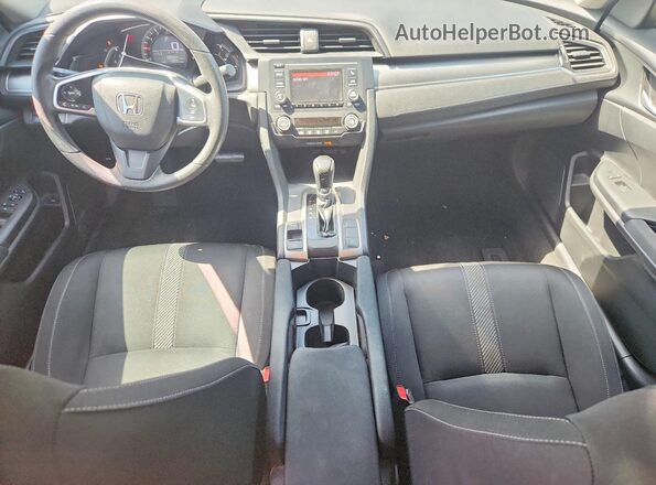 2HGFC2F50JH560650 2018 HONDA CIVIC Gray Widok deski rozdzielczej