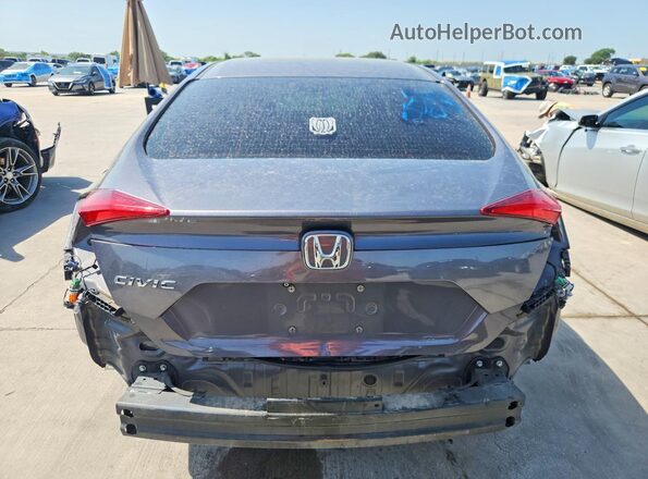 2HGFC2F50JH560650 2018 HONDA CIVIC Gray Widok z tyłu