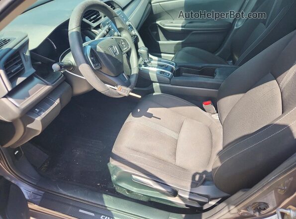 2HGFC2F50JH560650 2018 HONDA CIVIC Gray Widok wnętrza z przodu