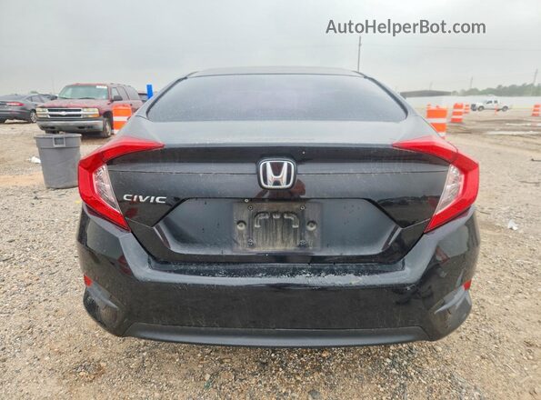 2HGFC2F50JH562589 2018 HONDA CIVIC Black Widok z tyłu