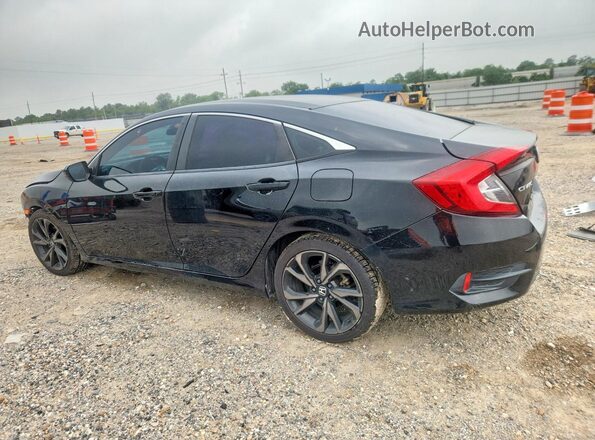 2HGFC2F50JH562589 2018 HONDA CIVIC Black Tył lewy