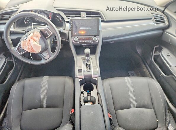 2HGFC2F50JH562589 2018 HONDA CIVIC Black Widok deski rozdzielczej