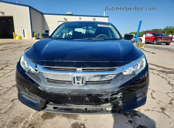 2HGFC2F50JH583569 2018 HONDA CIVIC Black Front view