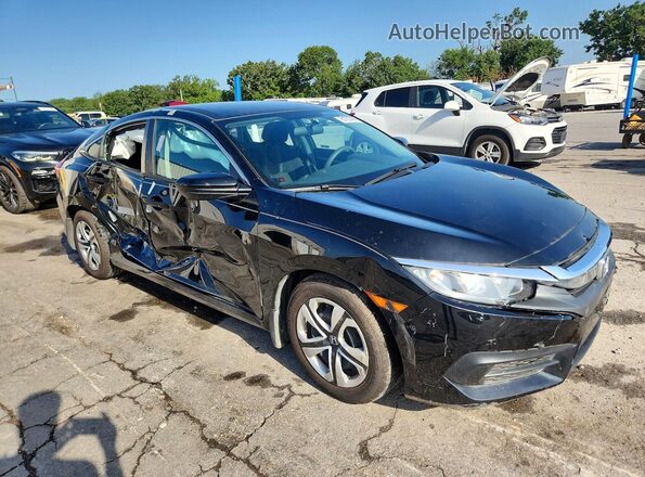 2HGFC2F50JH583569 2018 HONDA CIVIC Black Front right