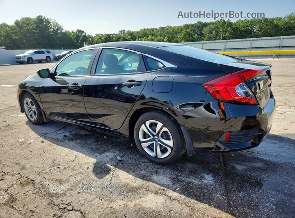 2HGFC2F50JH583569 2018 HONDA CIVIC Black Rear left