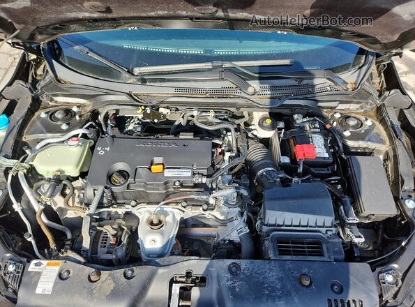 2HGFC2F50JH583569 2018 HONDA CIVIC Black Rear interior view