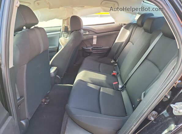 2HGFC2F50JH583569 2018 HONDA CIVIC Black Rear seats view