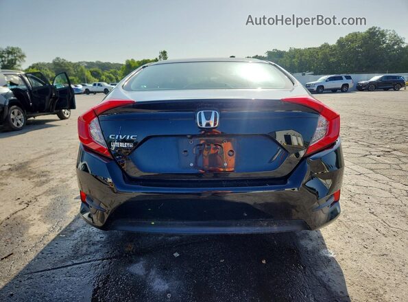 2HGFC2F50JH583569 2018 HONDA CIVIC Black Rear view