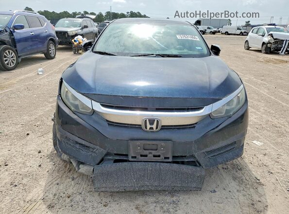2HGFC2F50JH590067 2018 HONDA CIVIC Black Դիմացի տեսք