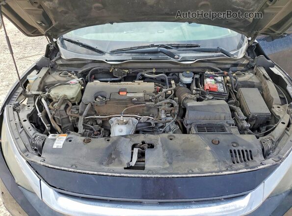 2HGFC2F50JH590067 2018 HONDA CIVIC Black Սալոնի հետևի տեսք
