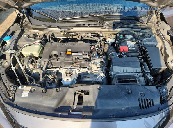 2HGFC2F50KH027103 2019 HONDA CIVIC Gray Սալոնի հետևի տեսք