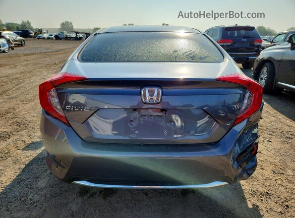2HGFC2F50KH027103 2019 HONDA CIVIC Gray Հետևի տեսք