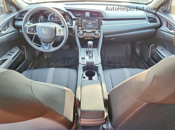 2HGFC2F50KH027103 2019 HONDA CIVIC Gray Առջևի վահանակի տեսք