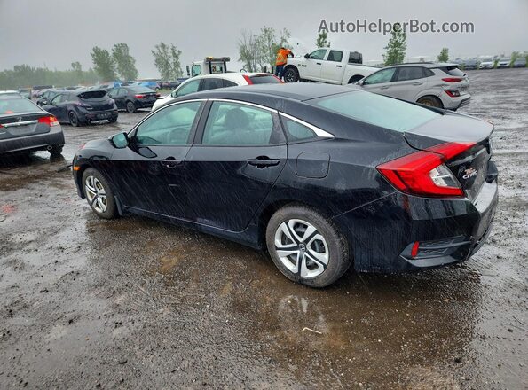 2HGFC2F51GH005618 2016 HONDA CIVIC Black Tył lewy
