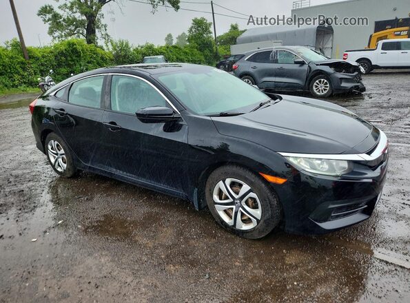 2HGFC2F51GH005618 2016 HONDA CIVIC Black Przód prawy