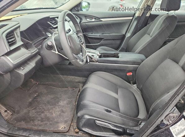 2HGFC2F51GH005618 2016 HONDA CIVIC Black Widok wnętrza z przodu