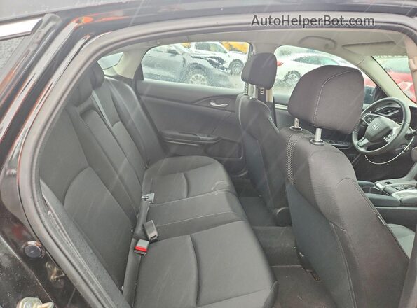 2HGFC2F51GH005618 2016 HONDA CIVIC Black Widok tylnych siedzeń