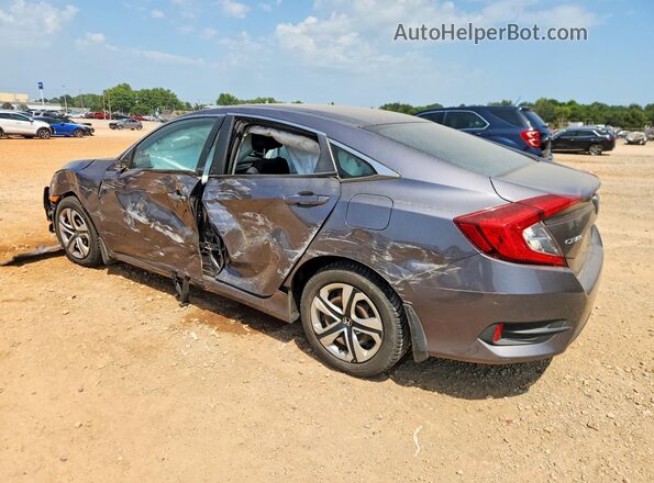 2HGFC2F51GH502023 2016 HONDA CIVIC Gray Հետևի ձախ