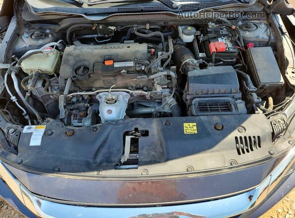 2HGFC2F51GH502670 2016 HONDA CIVIC Gray Vista interior trasera