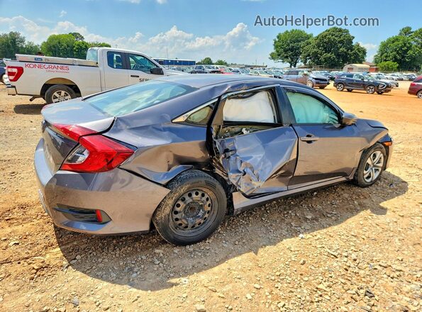 2HGFC2F51GH502670 2016 HONDA CIVIC Gray Trasero derecho