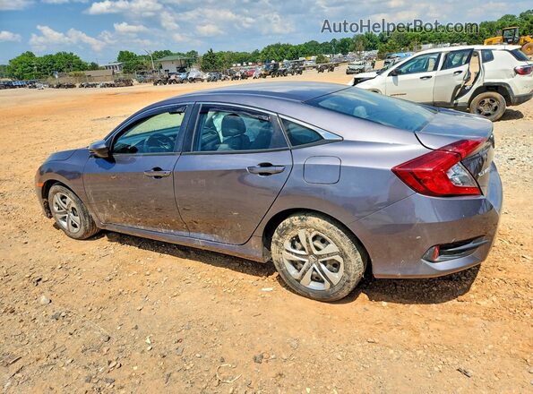 2HGFC2F51GH502670 2016 HONDA CIVIC Gray Trasero izquierdo