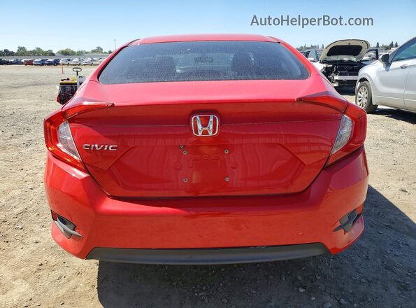 2HGFC2F51GH528170 2016 HONDA CIVIC Red უკანა ხედი