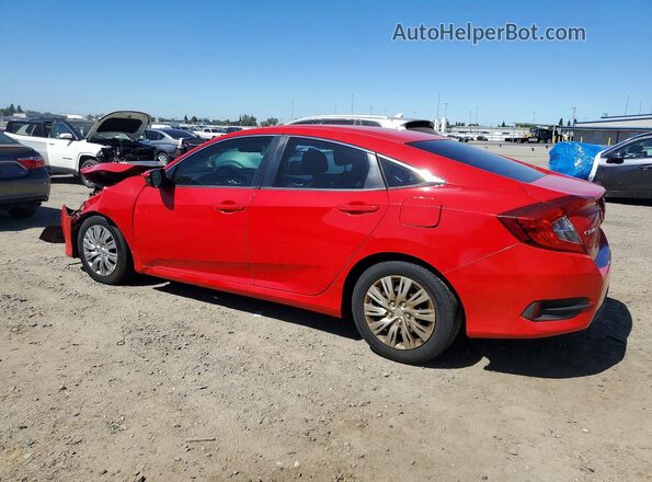 2HGFC2F51GH528170 2016 HONDA CIVIC Red უკანა მარცხენა
