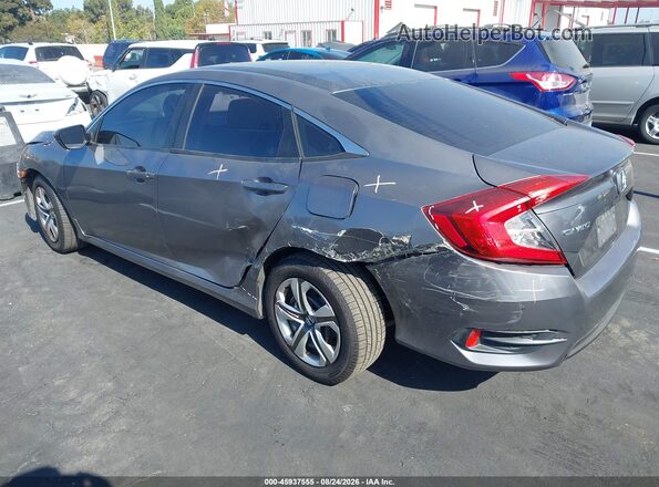 2HGFC2F51GH539881 2016 HONDA CIVIC Gray Задня ліва чверть