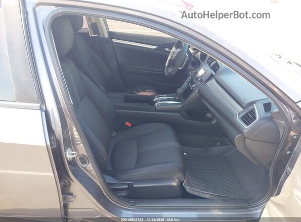 2HGFC2F51GH539881 2016 HONDA CIVIC Gray Вид салону спереду
