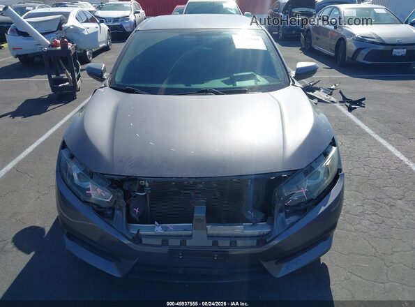 2HGFC2F51GH539881 2016 HONDA CIVIC Gray Вид задньої частини салону