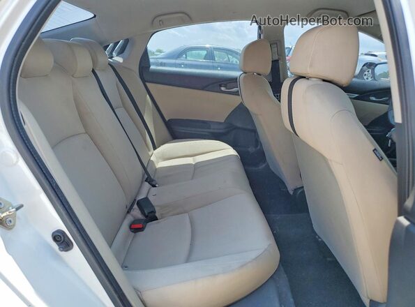 2HGFC2F51GH556261 2016 HONDA CIVIC White უკანა სავარძლების ხედი