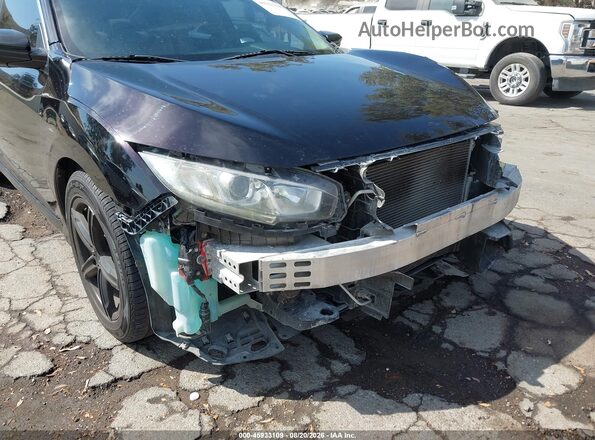 2HGFC2F51GH566806 2016 HONDA CIVIC Black Widok z przodu