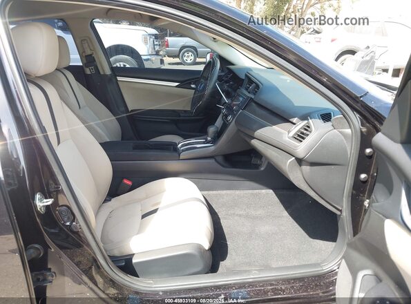 2HGFC2F51GH566806 2016 HONDA CIVIC Black Widok wnętrza z przodu