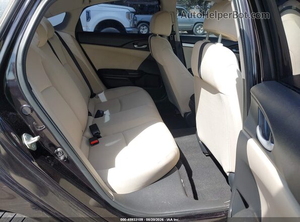 2HGFC2F51GH566806 2016 HONDA CIVIC Black Widok naklejki z numerem VIN