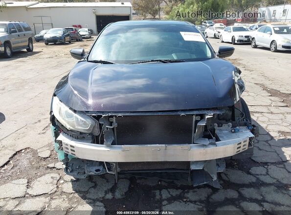 2HGFC2F51GH566806 2016 HONDA CIVIC Black Widok wnętrza z tyłu