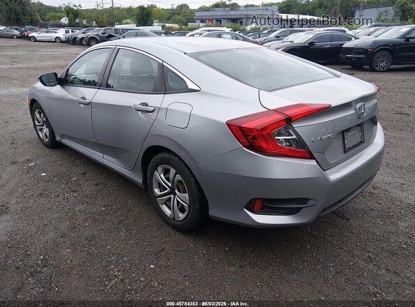 2HGFC2F51HH540952 2017 HONDA CIVIC Silver Задня ліва чверть