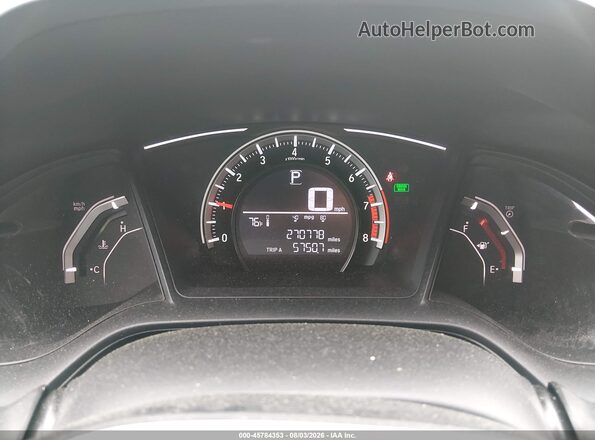 2HGFC2F51HH540952 2017 HONDA CIVIC Silver Вид задніх сидінь