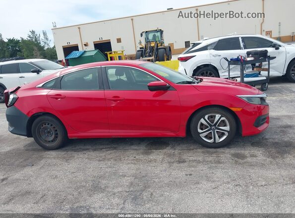 2HGFC2F51HH546508 2017 HONDA CIVIC Red Սալոնի հետևի տեսք