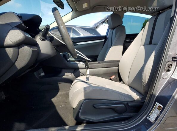 2HGFC2F51HH556097 2017 HONDA CIVIC Gray Front interior view