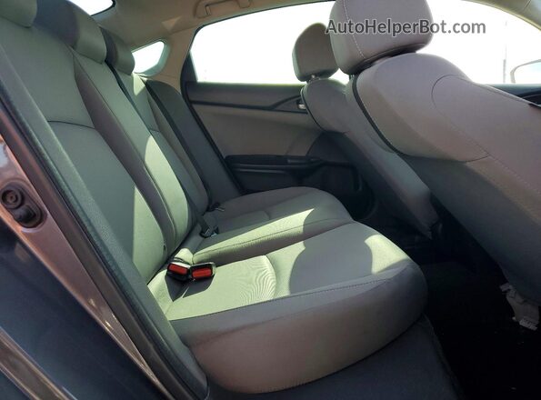 2HGFC2F51HH556097 2017 HONDA CIVIC Gray Rear seats view