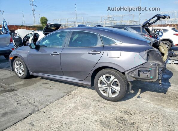 2HGFC2F51HH556097 2017 HONDA CIVIC Gray Rear left