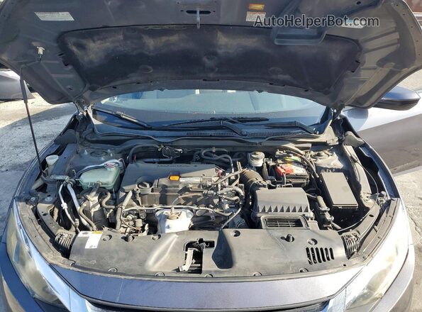 2HGFC2F51HH556097 2017 HONDA CIVIC Gray Rear interior view