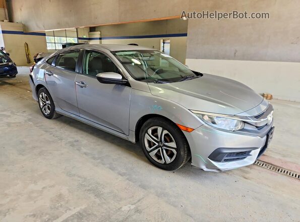 2HGFC2F51HH575118 2017 HONDA CIVIC Silver Delantero derecho