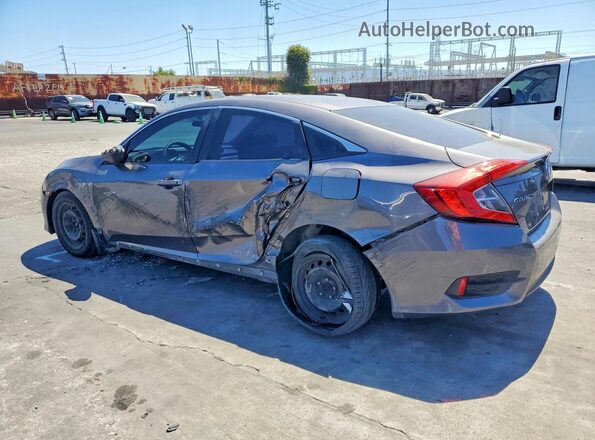2HGFC2F51JH517242 2018 HONDA CIVIC Gray Tył lewy