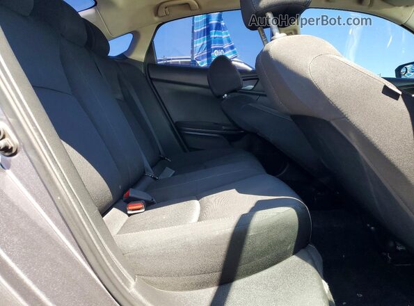 2HGFC2F51JH517242 2018 HONDA CIVIC Gray Widok tylnych siedzeń