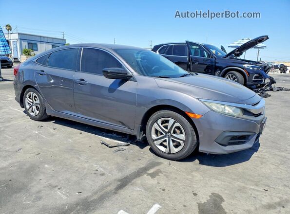 2HGFC2F51JH517242 2018 HONDA CIVIC Gray Przód prawy